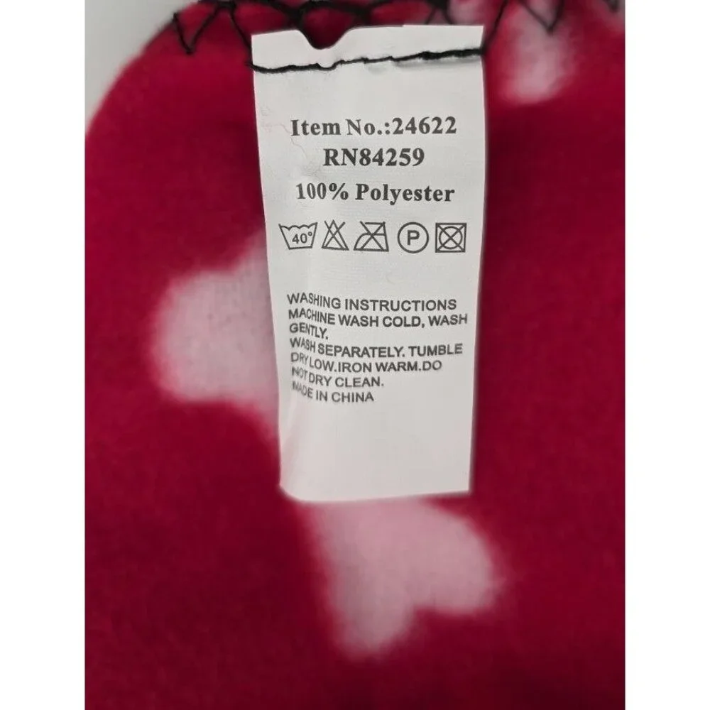 6 Soft Fleece Small Dog Pet Blankets NWT Size 30in x 21in
